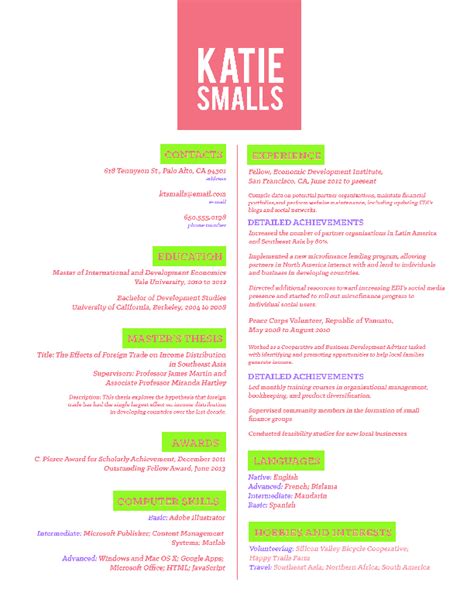 Image result for Curriculum Format