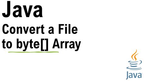 Image result for Java Byte Array