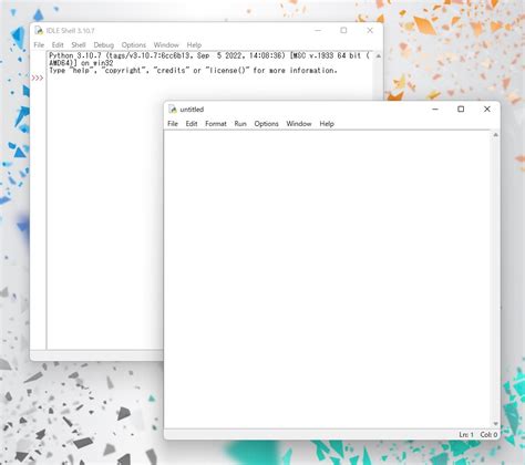 Python Create Windows に対する画像結果