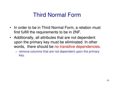 Image result for Third Normal Form