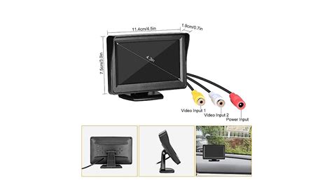 Toradh íomhá ar Wireless Backup Camera Monitor Only