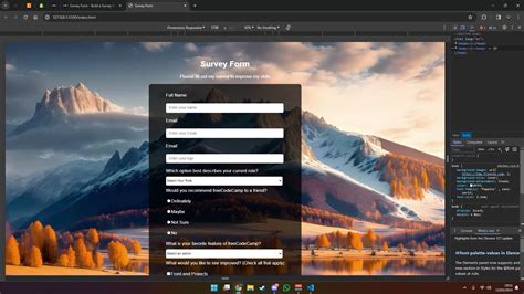 Image result for Form Survey Example On the Basis of HTML and CSS