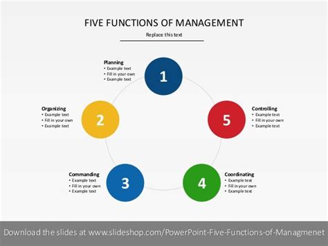 Image result for Chart of Function of Management