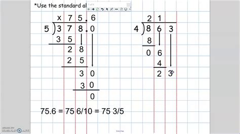 Image result for Standard Algorithm in Division