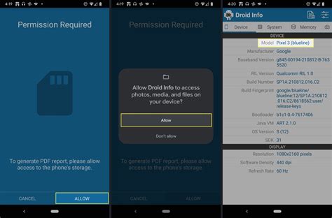 Model of Android Device に対する画像結果