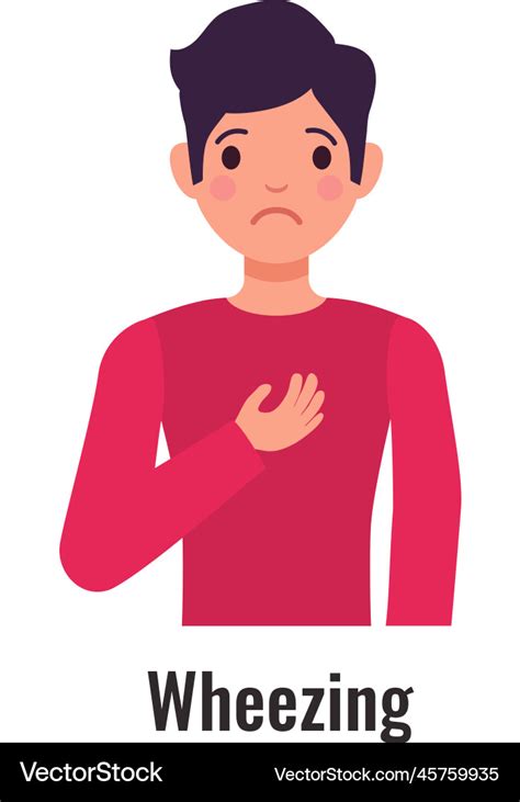 Image result for New Onset of Wheezing Vecter