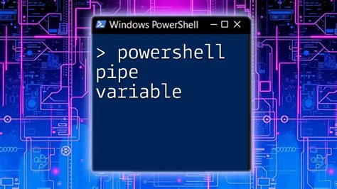 Afbeeldingsresultaten voor PowerShell Pipe