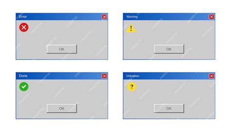 Image result for Error Pop Up Message