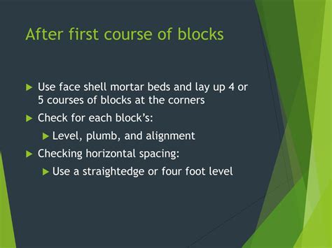 Image result for Row Course of Blocks