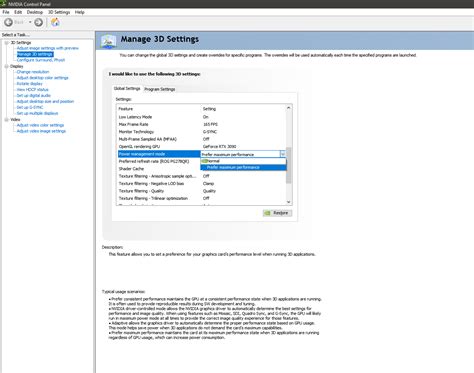 Afbeeldingsresultaten voor Power Management Mode Gaming