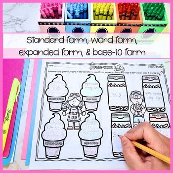 Image result for Standard Form Word Form Expanded Form Chart