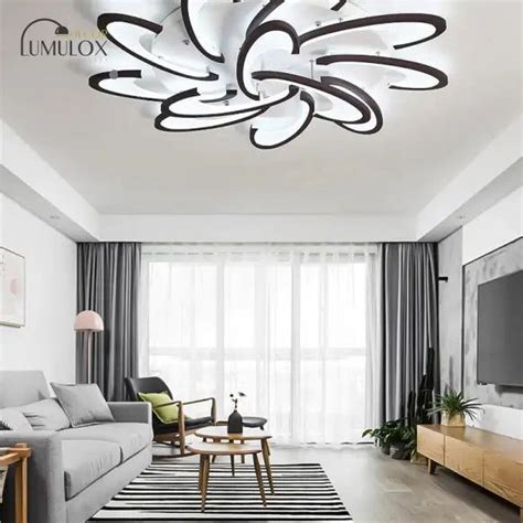 Modern LED Ceiling Light Living Room Dining Room Bedroom Lustre Led ...