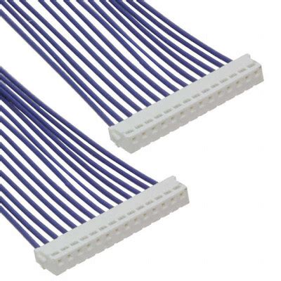 Image result for 30 Position Cable Assembly Rectangular Socket to Socket 8 Inch