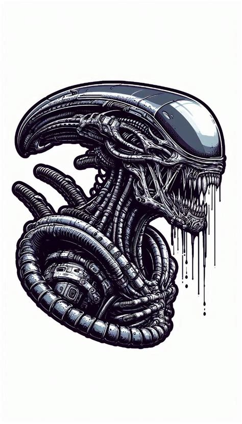 Toradh íomhá ar Alien Xenomorph Art