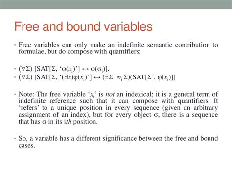 Afbeeldingsresultaten voor Free Variables and Bound Variables
