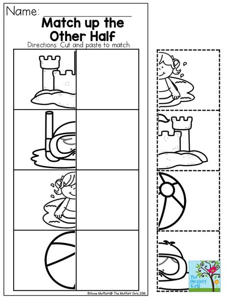 Cut and Paste Coloring Worksheets に対する画像結果