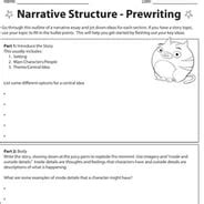 Image result for Narrative Structure Worksheet