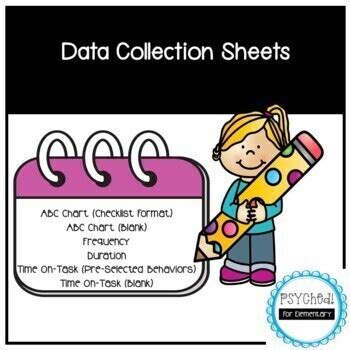 Behavior Data Collection Sheets に対する画像結果