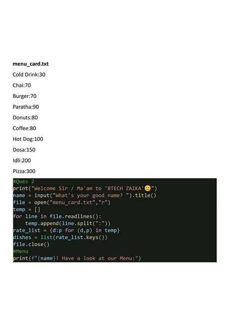 Image result for Code Python Tabel Menu