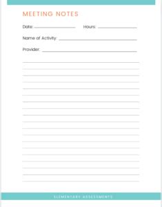 Professional Development Log Template に対する画像結果