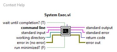 Image result for LabVIEW System Exec Vi