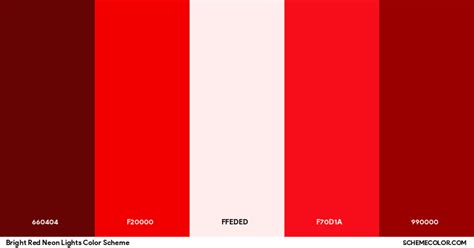 Image result for Bright Neon Red Color Code