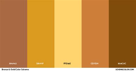 Bronze Gold Color Code に対する画像結果