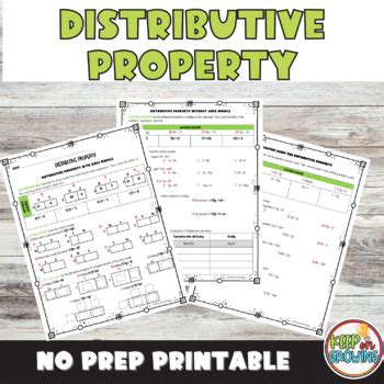 Image result for Distributive Property Activity