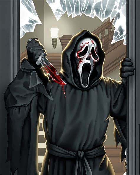 Image result for Ghostface Taking Picture with Head