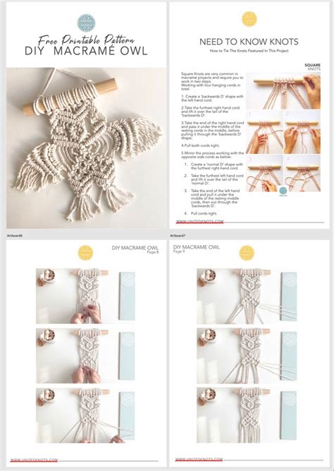 easy macrame owl patterns に対する画像結果