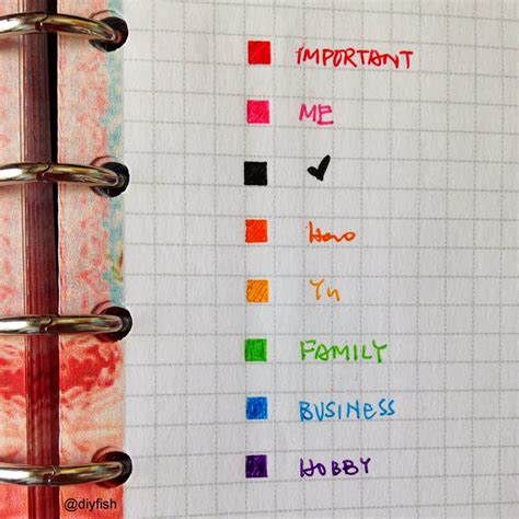 Image result for Color-Coded Planner