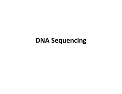 DNA Sequencing Sanger Method に対する画像結果
