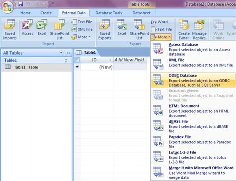 Image result for Microsoft Access Was Unable to Export Data Table in MySQL