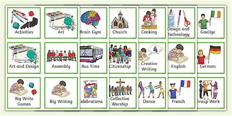 Image result for Free Classroom Visual Timetable