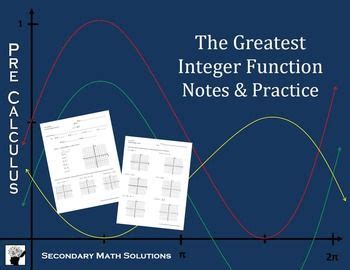 Image result for Greatest Integer Function Cheat Sheet