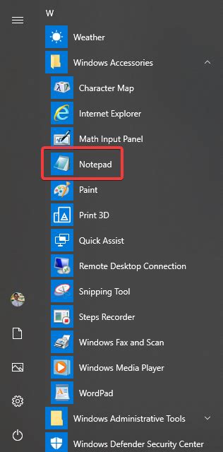 Toradh íomhá ar Open Notepad Windows 7