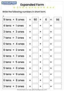 Image result for Write Numbers in Standard Form Worksheet