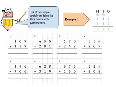Image result for Addition 4 Digit with Carrying Worksheet