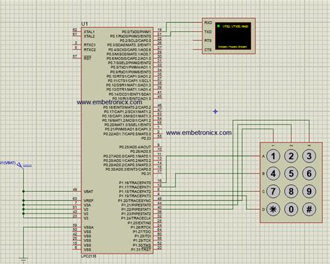 Toradh íomhá ar Keypad Matrix Interfacing
