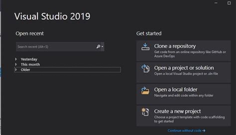 Create New Project Core .Net Project に対する画像結果