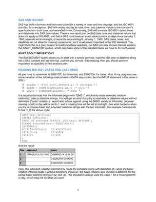 Image result for ISO Format SAS
