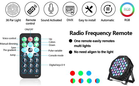 Toradh íomhá ar Wen LED PAR RGB