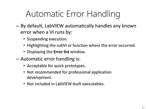 Image result for LabVIEW Error Handling