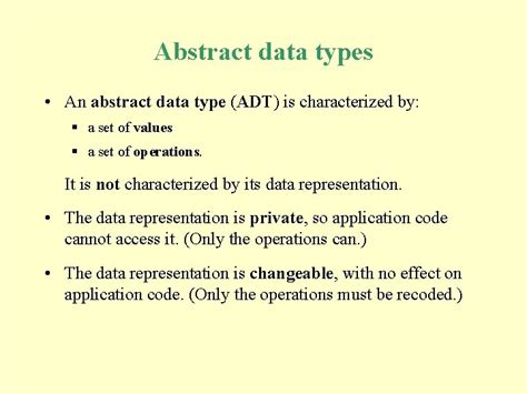 Image result for Classify the Difference Between Abstract Data Types and Data Types
