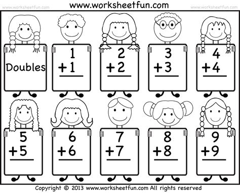 Image result for Cut and Paste Double-Digit Addition Worksheets