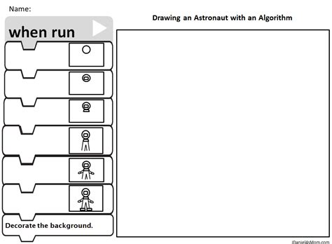 Toradh íomhá ar Algorithmic Drawing Activity