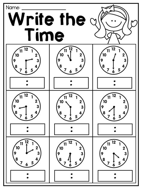 Afbeeldingsresultaten voor Free Printable Time Worksheets