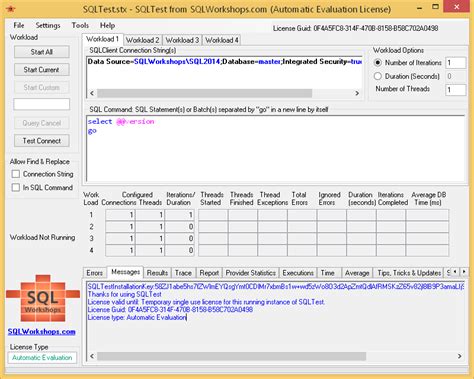 SQL Performance Testing Tools に対する画像結果