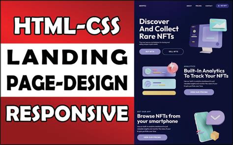 Simple Land Page HTML and CSS Code に対する画像結果