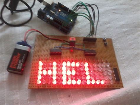 Image result for Scrolling LED Matrix 5X5